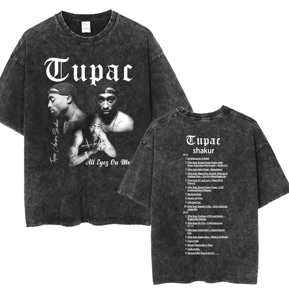 2pac Washed Vintage T-shirt