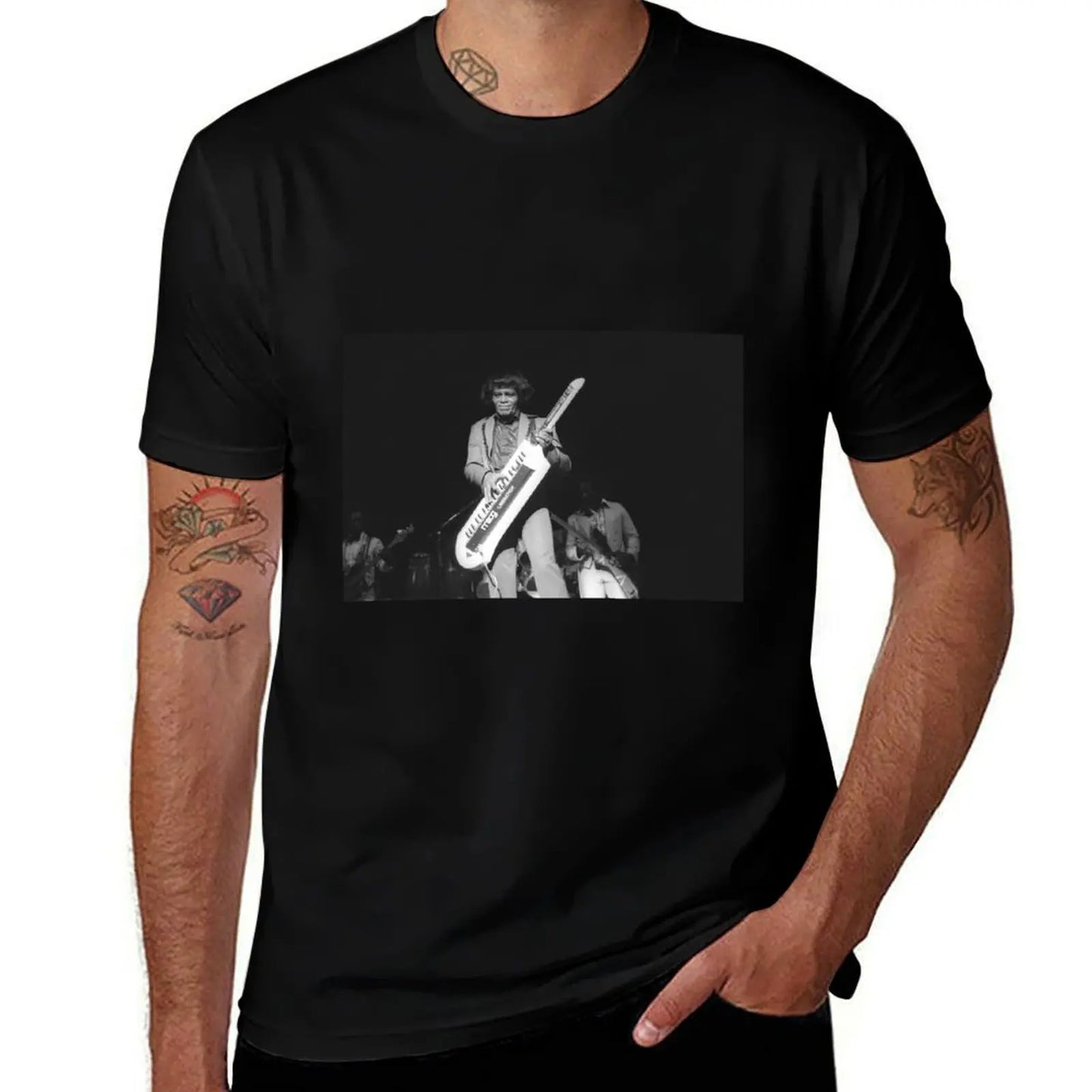 James Brown BW Photograph T-Shirt