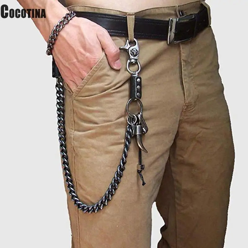 Hip-hop Metal Chain Boy Skull Head