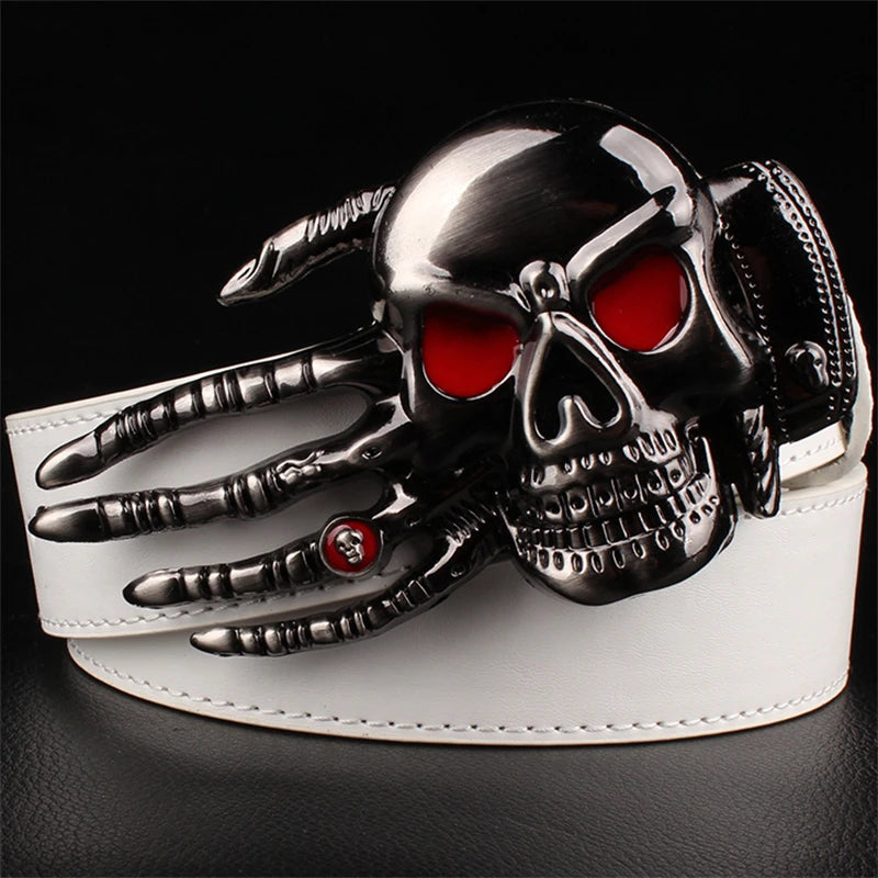 Skeleton Hand Bone metal belt