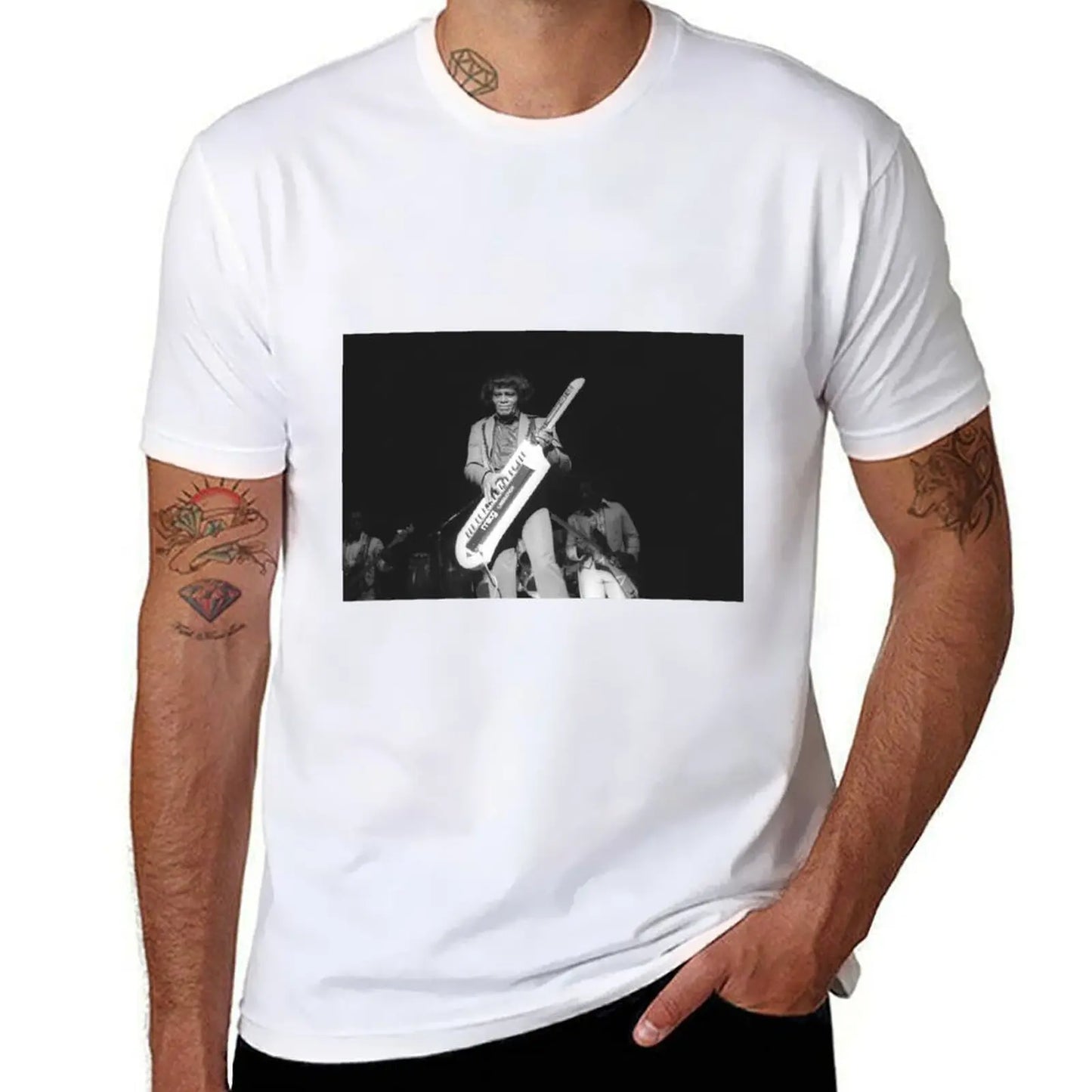James Brown BW Photograph T-Shirt