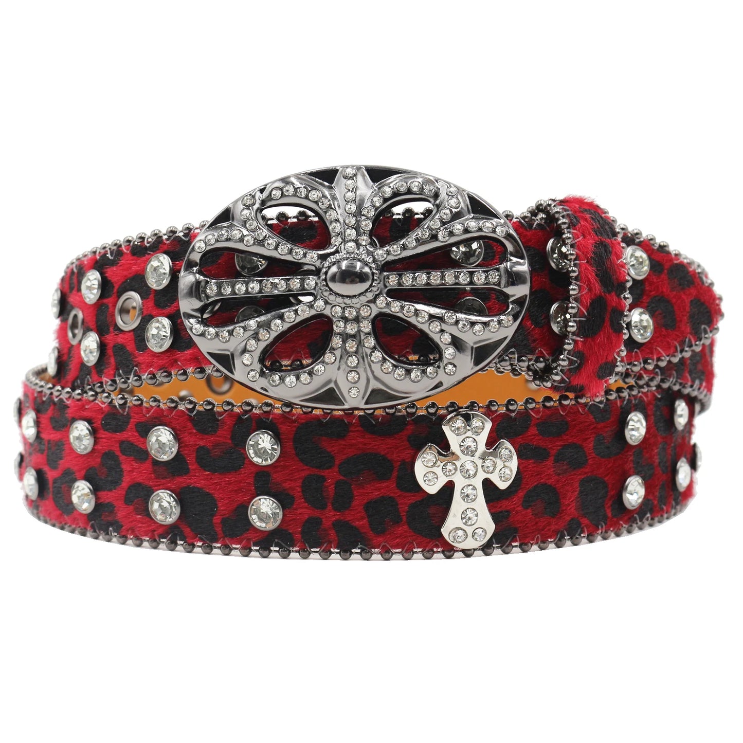 Cowboy belt With Diamond