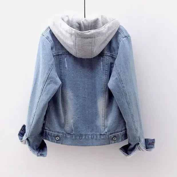 Hooded DENIM JACKET