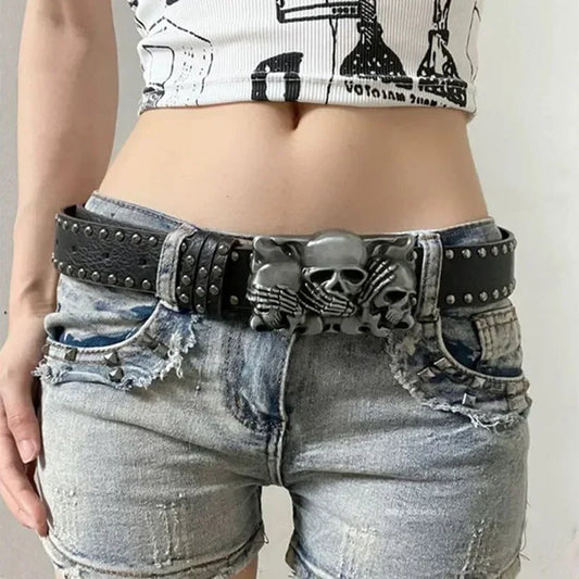 Punk rock Skull Belt