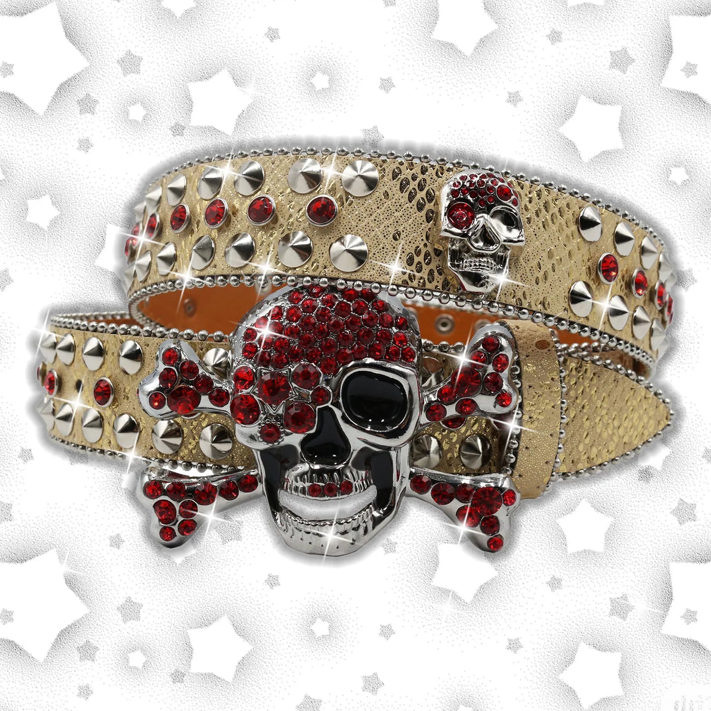 Western Denim Shiny Design Leather HipHop Punk Rock