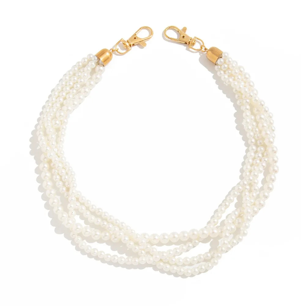 Fashion Tassel Pearl Waist Chain Zinc Alloy Gothic