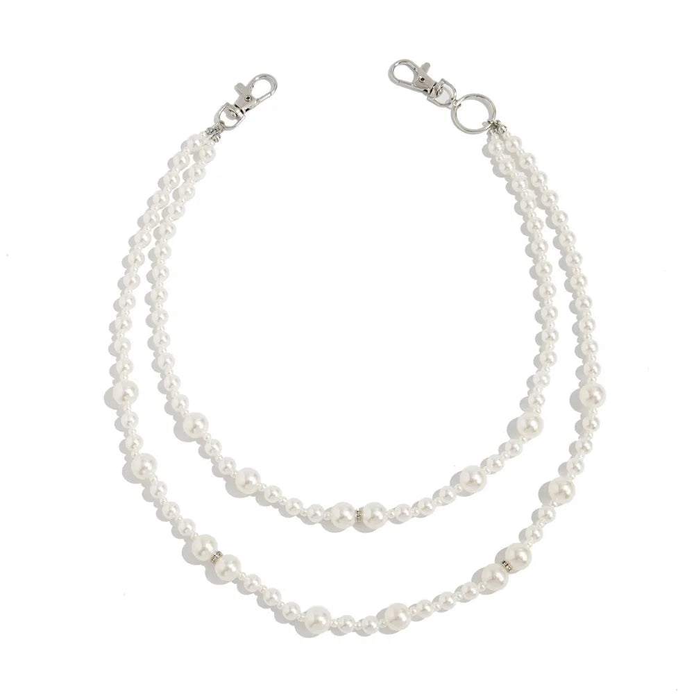 Fashion Tassel Pearl Waist Chain Zinc Alloy Gothic