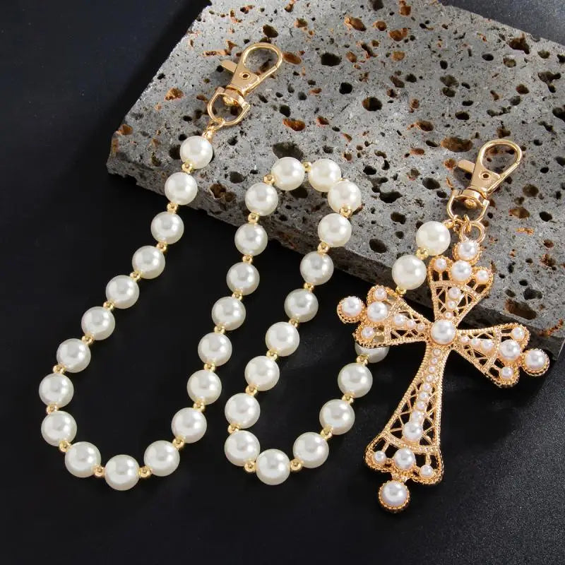 Pearl Pendant Punk Rock wallet chain