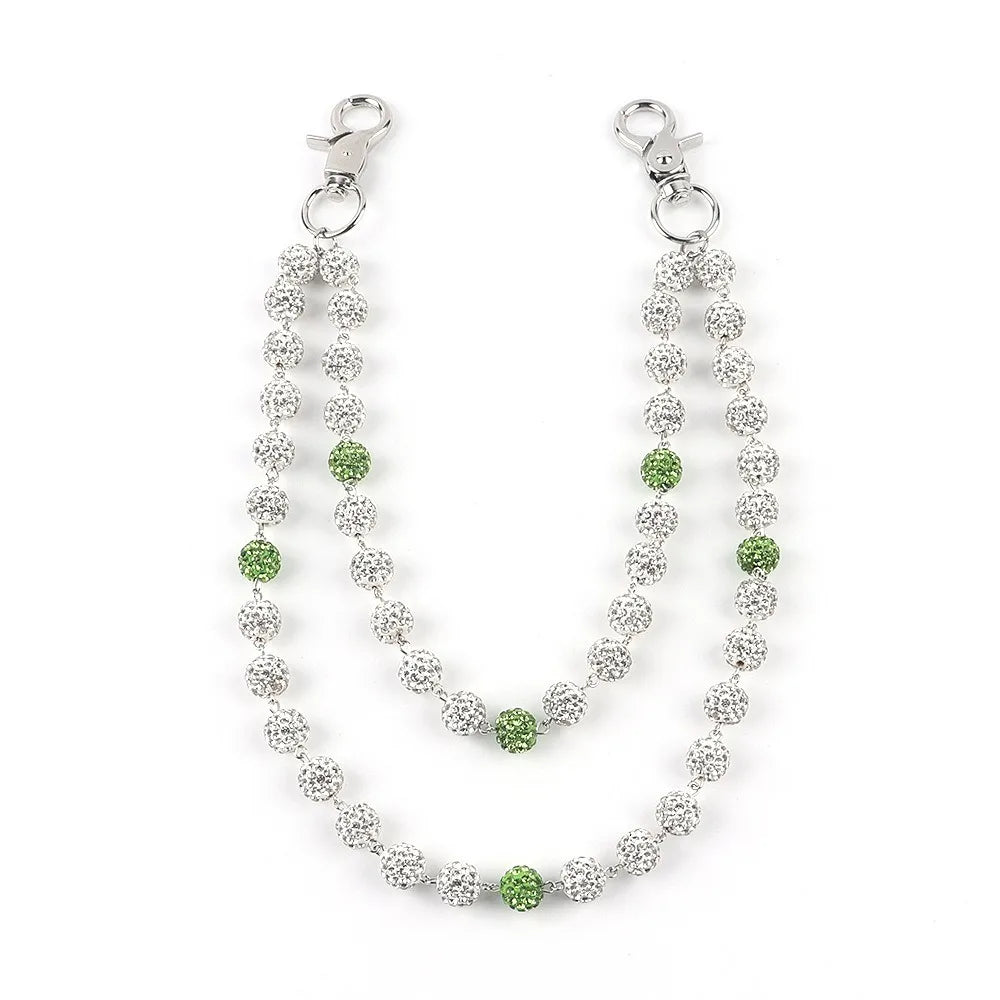 HIP HOP PUNMK ROCK Rhinestone  WALLET CHAIN