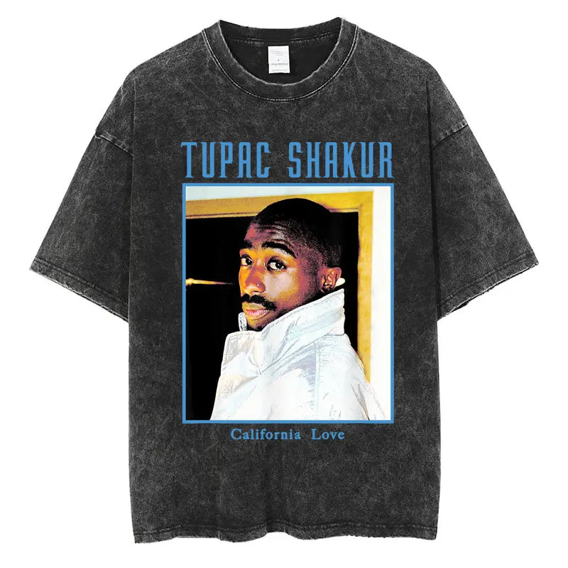 2pac Washed Vintage T-shirt