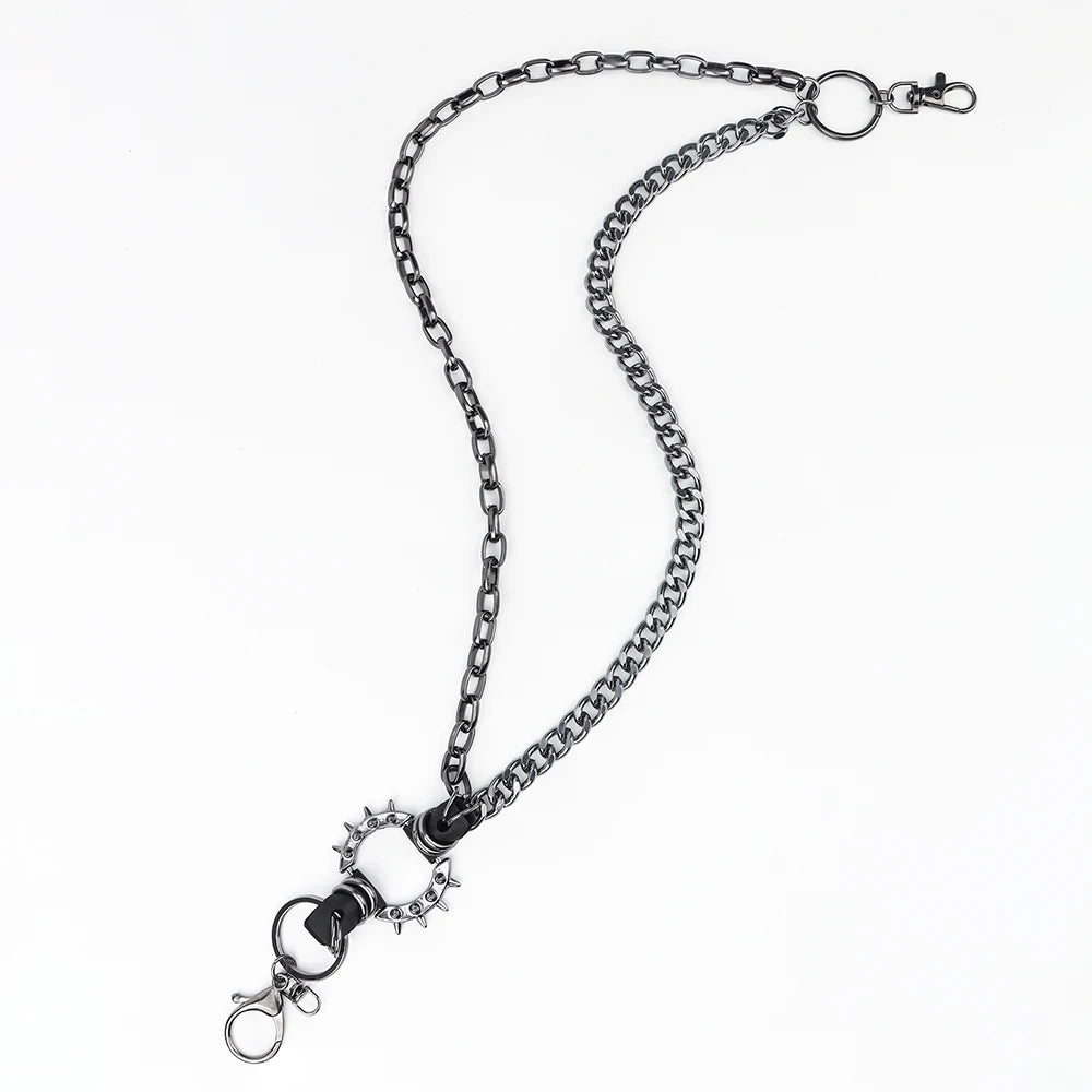 Metal Punk Rock hip hop wallet chain