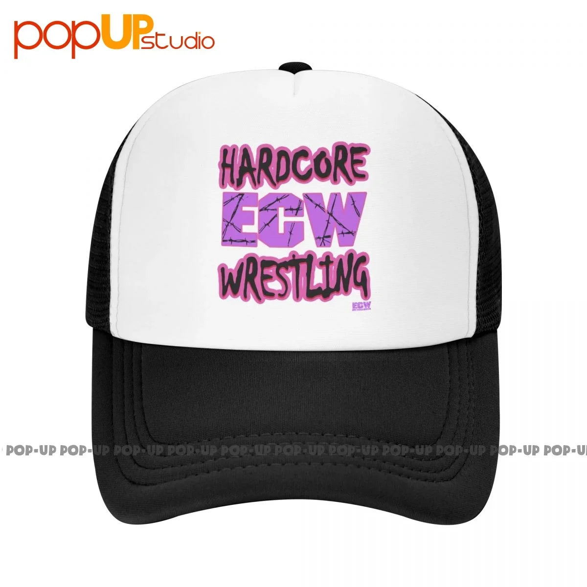 Ecw Hardcore Wrestling trucker hat