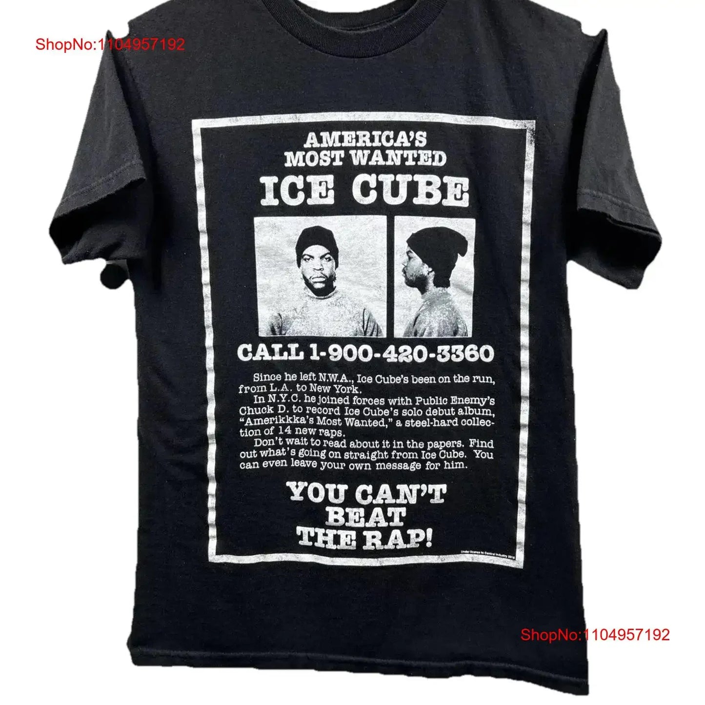 Ice Cube Americas Most Wanted Vintage Shirt