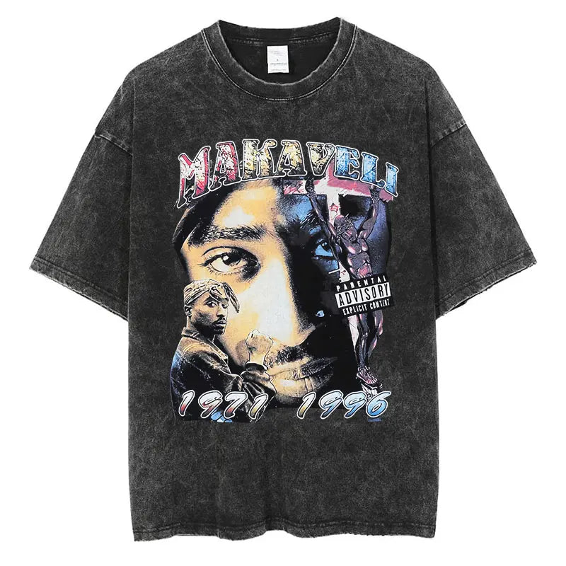 2pac Washed Vintage T-shirt