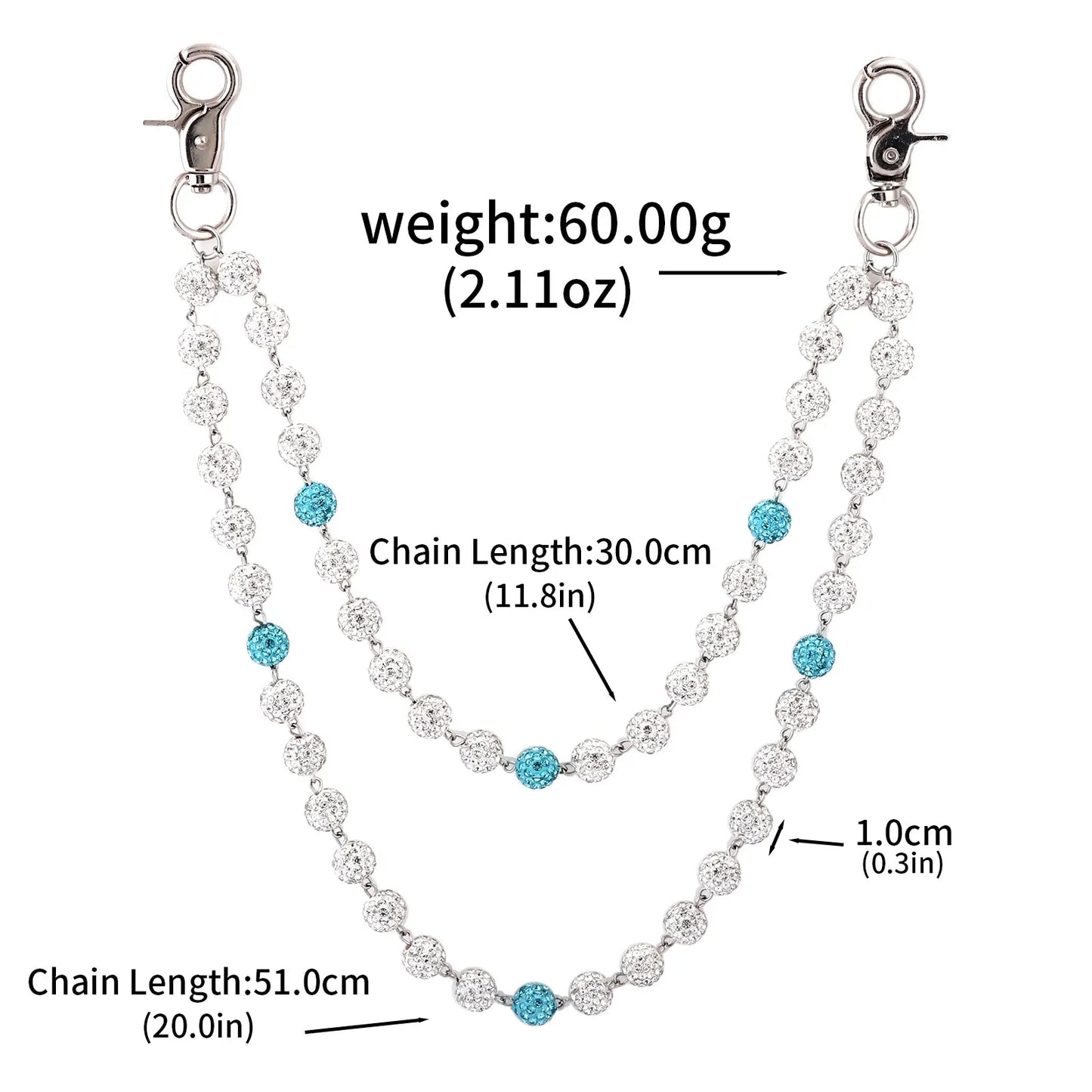 COLOR WALLET CHAIN