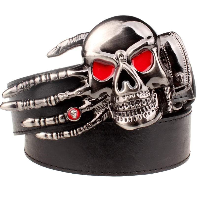 Skeleton Hand Bone metal belt