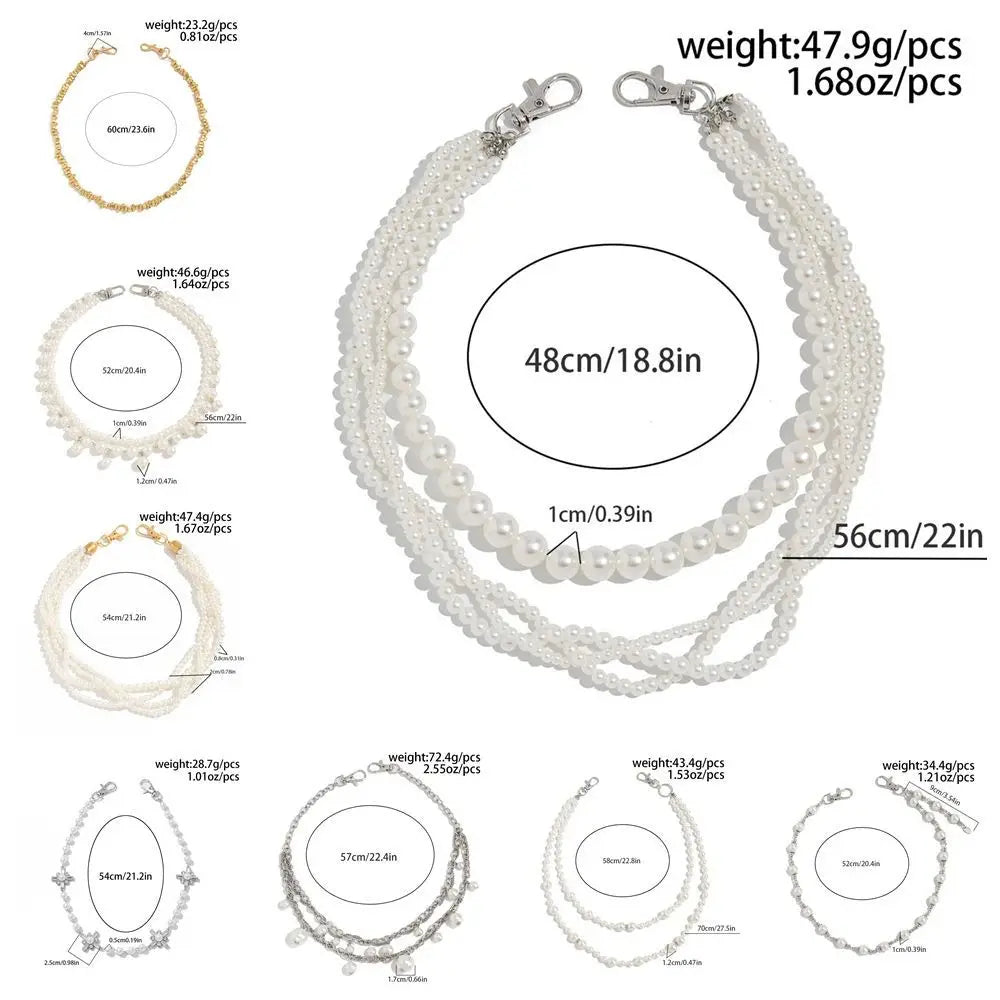 Fashion Tassel Pearl Waist Chain Zinc Alloy Gothic