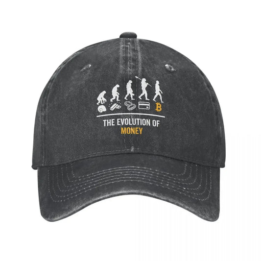 The Evolution Of Money Summer Bitcoin Blockchain hat