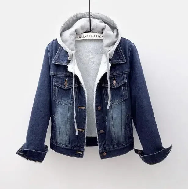 Hooded DENIM JACKET
