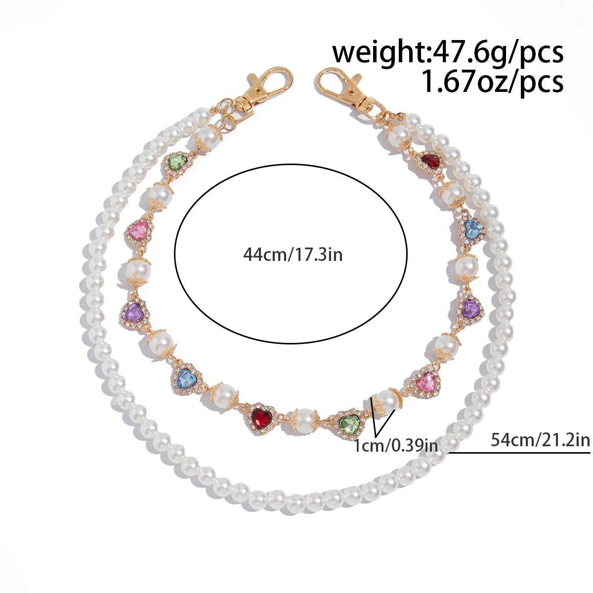 Love hurt Wallet chain