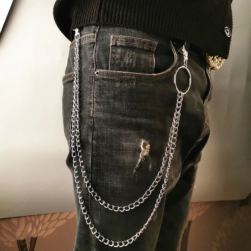 HIP HOP PUNK ROCK WALLET CHAIN