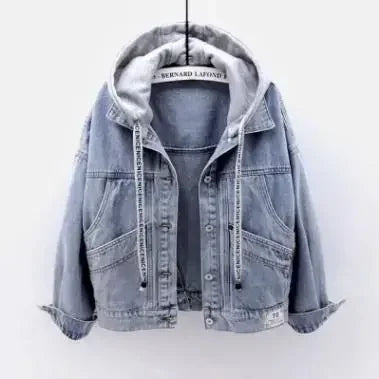 Hooded DENIM JACKET