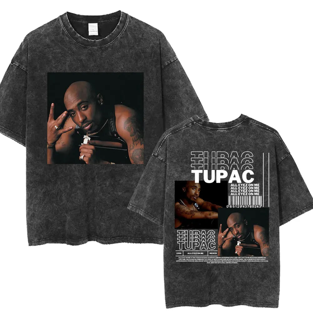 2pac Washed Vintage T-shirt