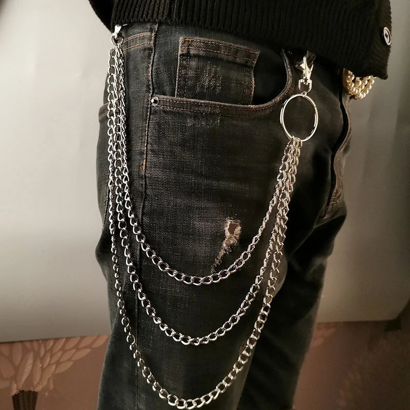 HIP HOP PUNK ROCK WALLET CHAIN