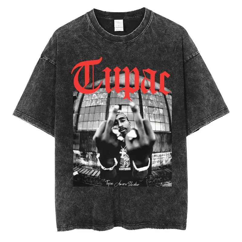 2pac Washed Vintage T-shirt