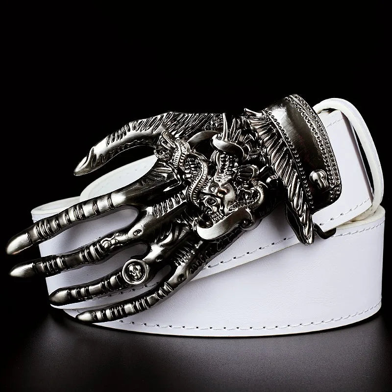 Skeleton Hand Bone metal belt