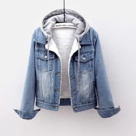 Hooded DENIM JACKET