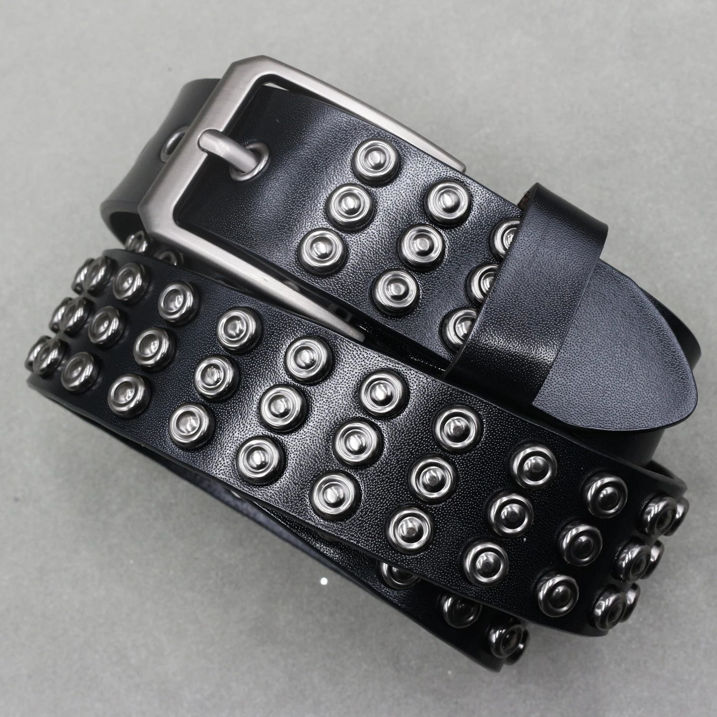 Punk Belt Cow Genuine Leather punk rock belt