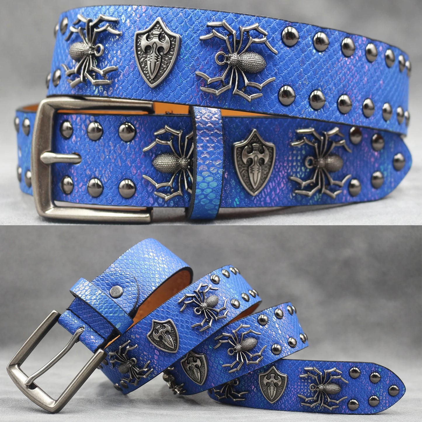 Leather men's Fashion alloy belts