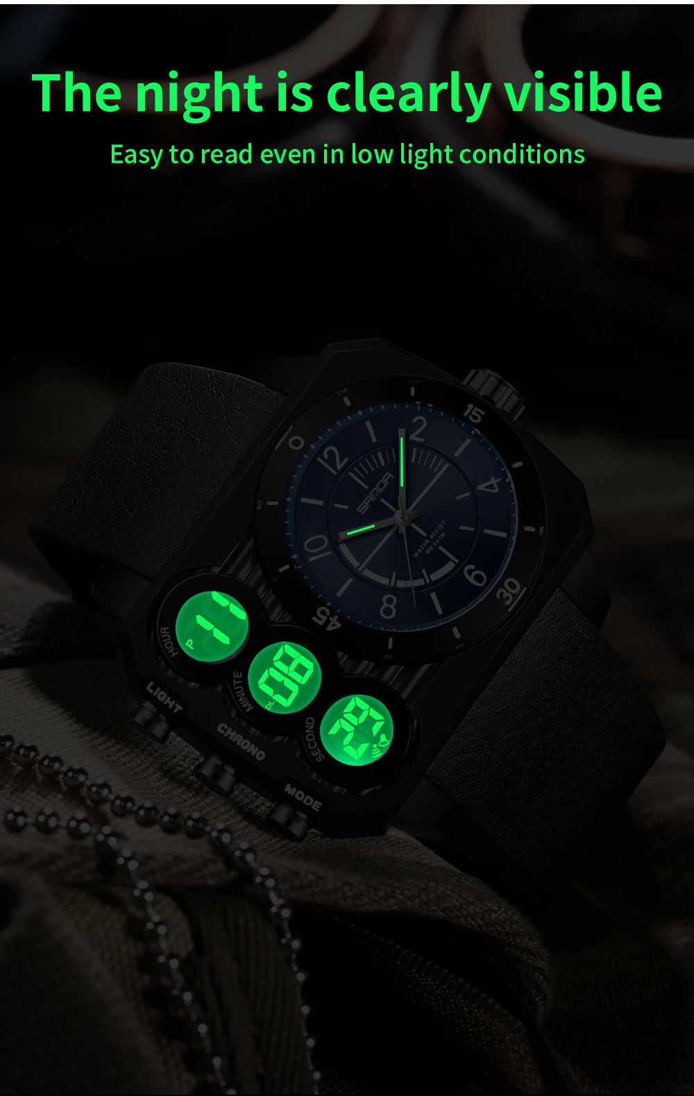 SANDA LUX OUTDOOR WATCH