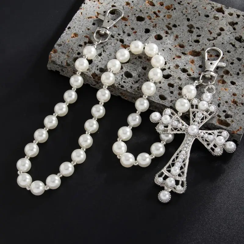 Pearl Pendant Punk Rock wallet chain