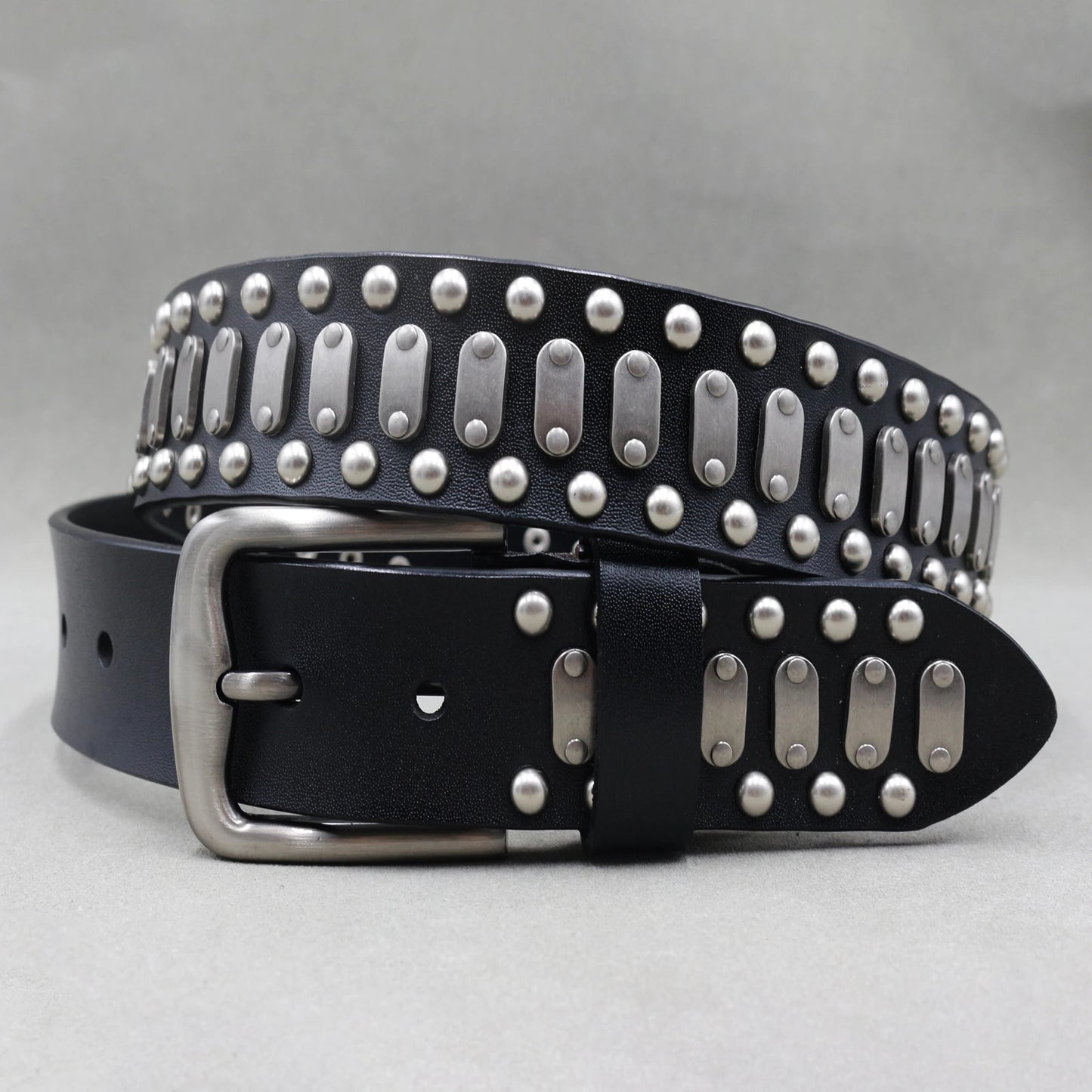 Punk Belt Cow Genuine Leather punk rock belt