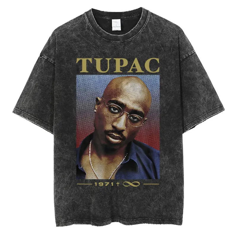 2pac Washed Vintage T-shirt
