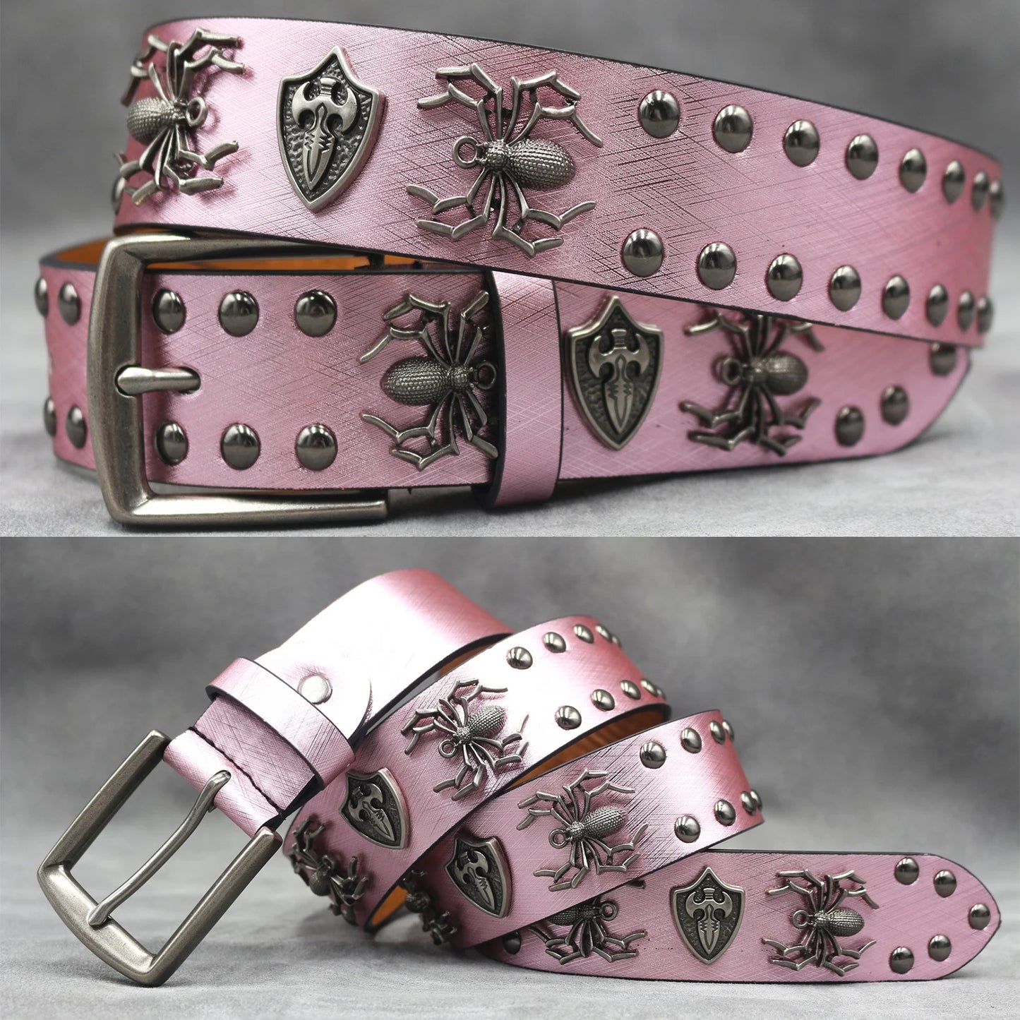 Leather men's Fashion alloy belts