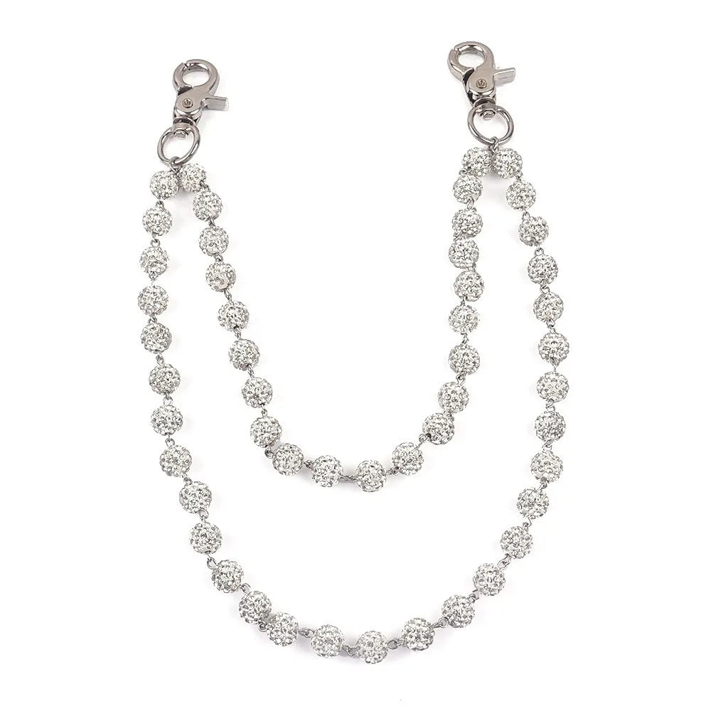 HIP HOP PUNMK ROCK Rhinestone  WALLET CHAIN