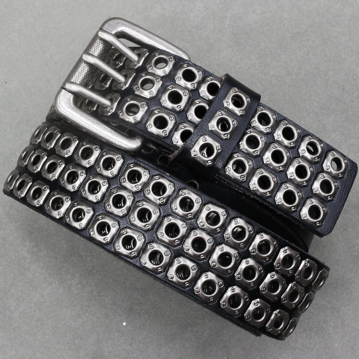 Punk Belt Cow Genuine Leather punk rock belt