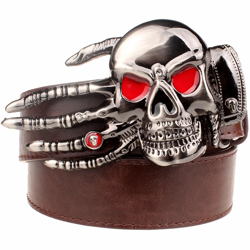 Skeleton Hand Bone metal belt