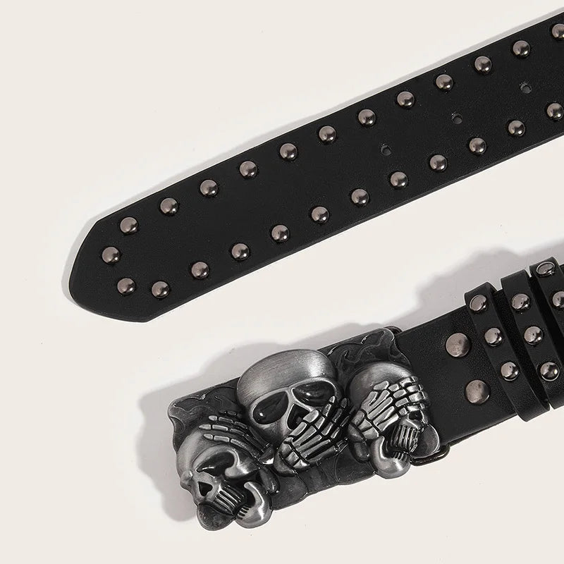PUNK ROCK HIP HOP GOTH BELT AND HAND BELT