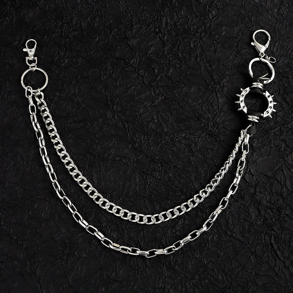 Metal Punk Rock hip hop wallet chain