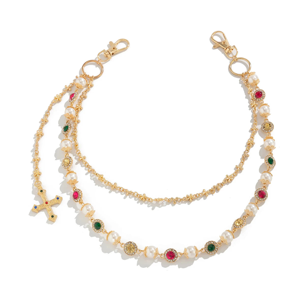 WOMEN PUNK ROCK HIPHOP WALLET CHAIN