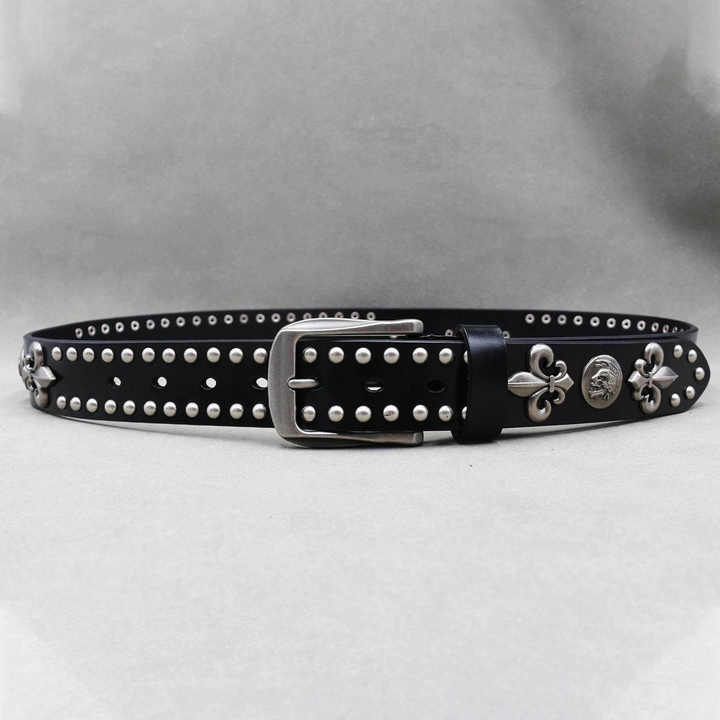 Punk Belt Cow Genuine Leather punk rock belt