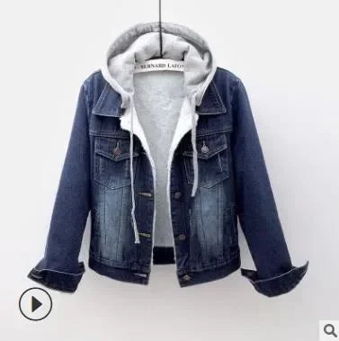 Hooded DENIM JACKET