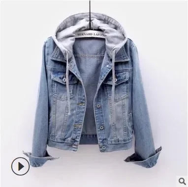 Hooded DENIM JACKET