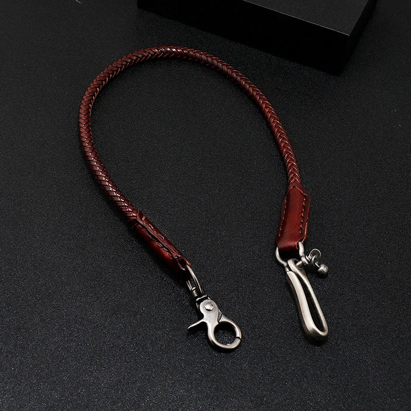 Leather Biker wallet chain