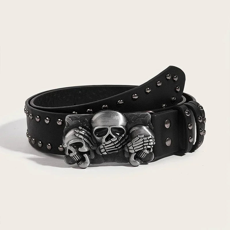 Punk rock Skull Belt