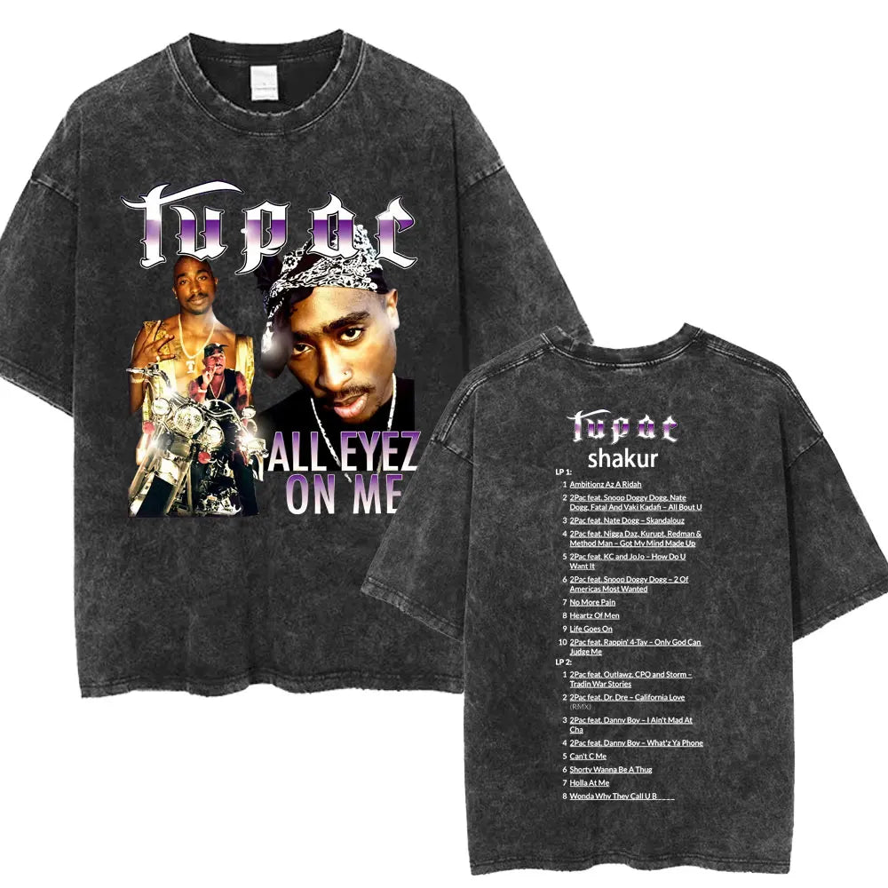 2pac Washed Vintage T-shirt